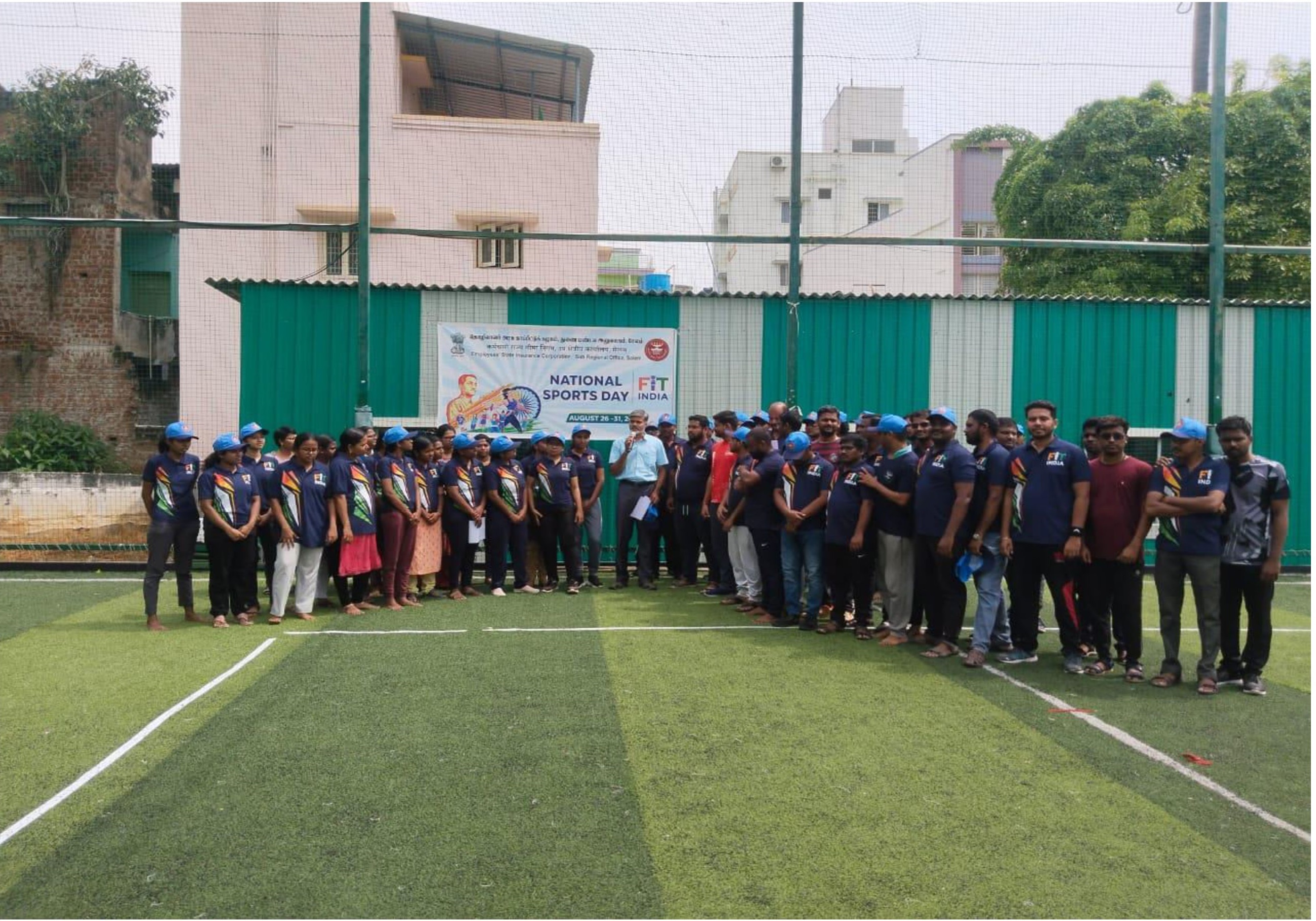 FIT India pledge administered by DD ic. on 29.08.2024