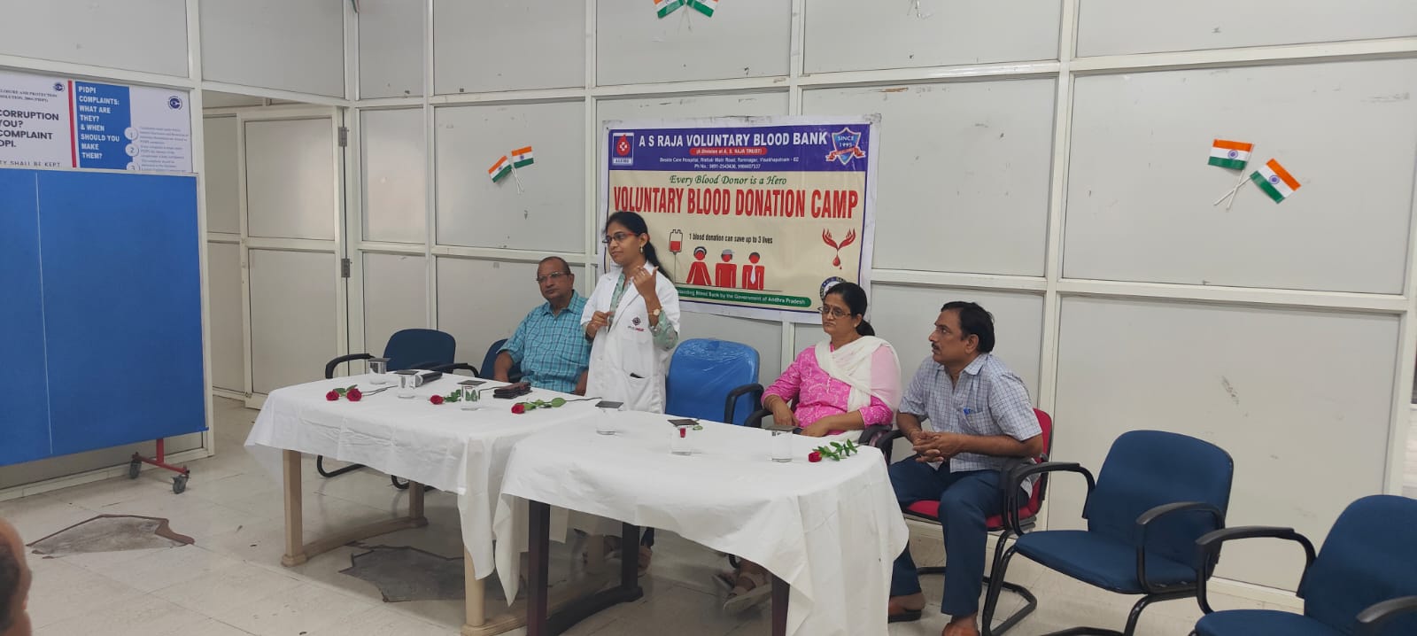 Blood Donation Camp at SRO Visakhapatnam