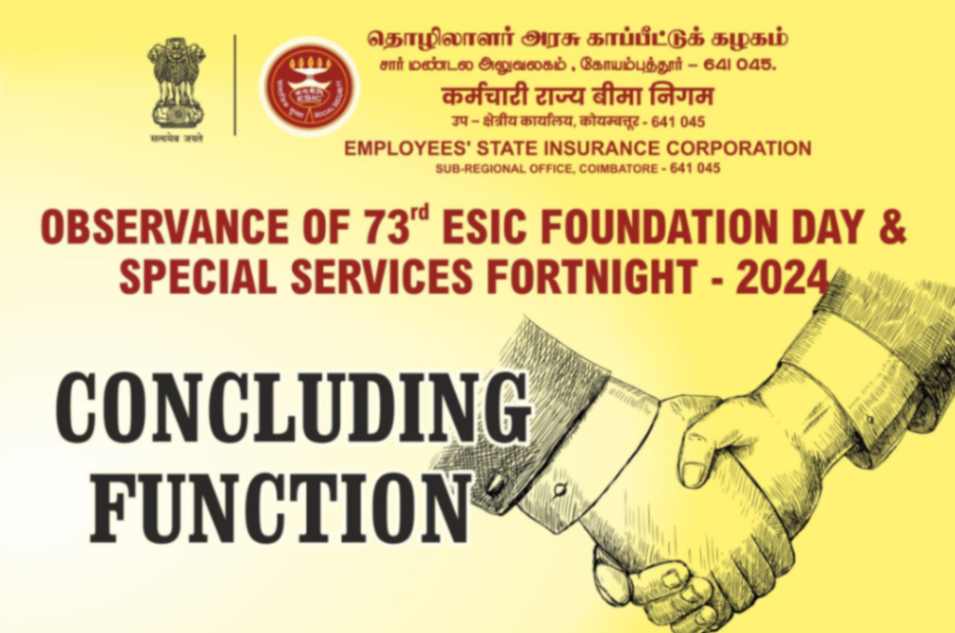 ESIC Fortnight concluding Function